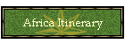 Africa Itinerary